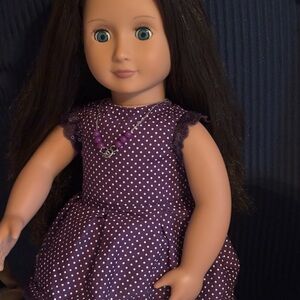 Our Generation Beautiful doll- Like New- with outdoor and shoes